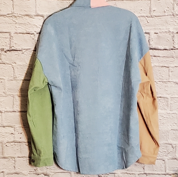 👕SOLD Corduroy Lightweight Oversized Women's Shirt Jacket - Picture 7 of 9